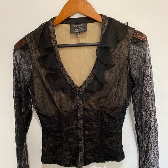 Carmen Marc Valvo - Size 4 - Picture 1 of 4